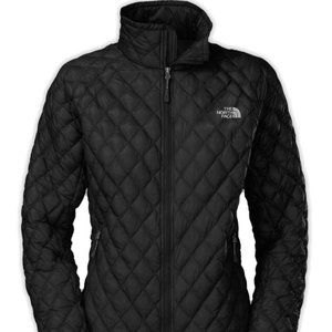 The North Face Diamond Quilted Primaloft Full Zip Jacket Black Small